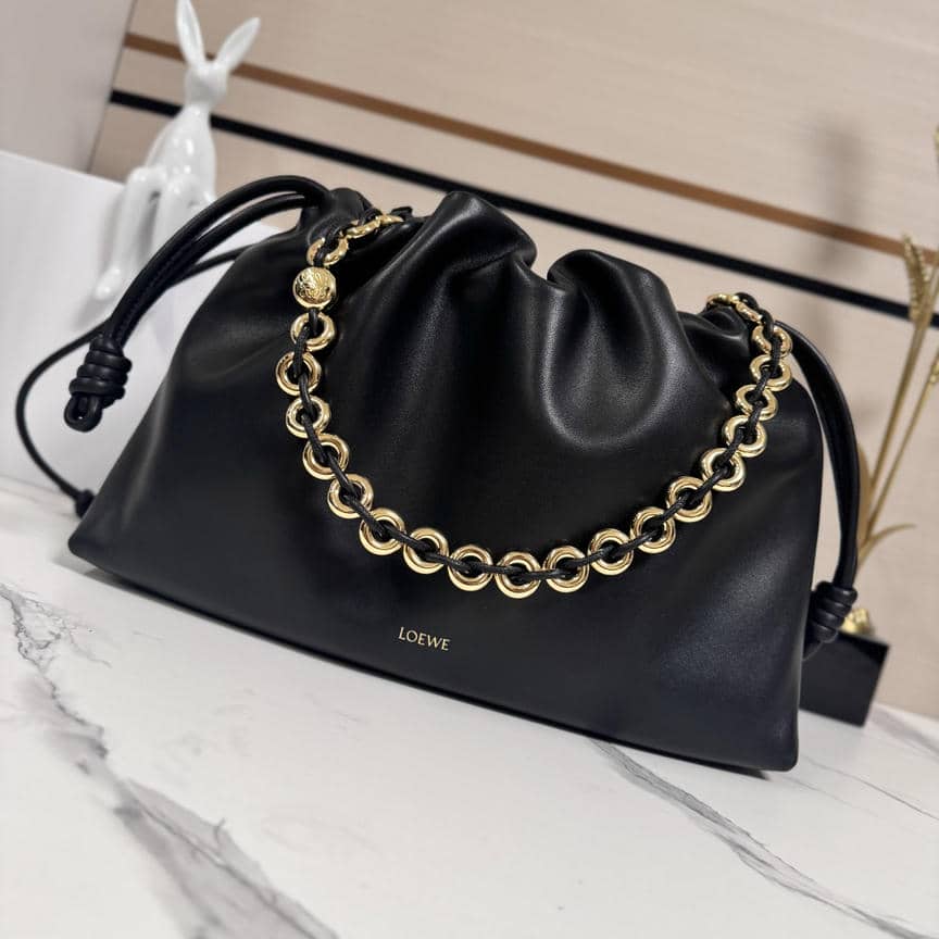 0015-Flamenco Metal Chain Lambskin (Snakeskin)